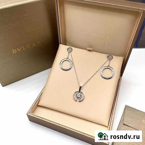 Кулон серьги серебро Булгари Bvlgari Москва - изображение 1