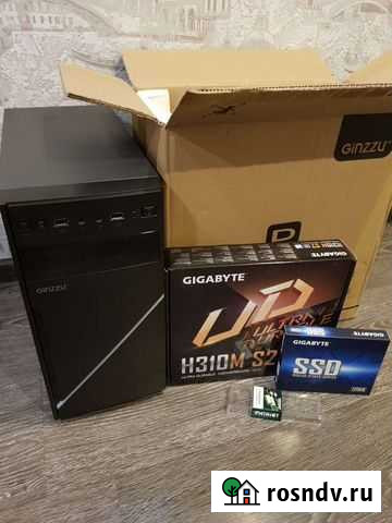 Системник i3 9100f+H310+GTX1050ti+ssd120gb Вологда - изображение 1