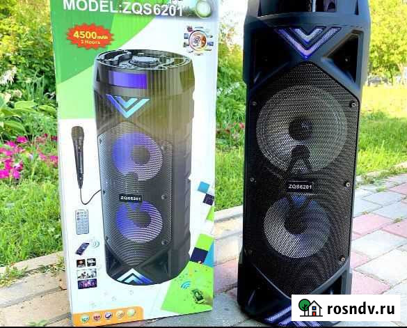 Колонка портативная с блютуз, вт6201 Белгород - изображение 1