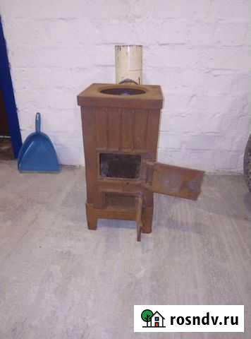 Печь буржуйка чугунная СССР Псков - изображение 1