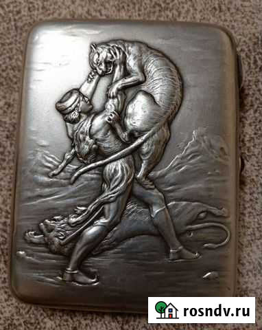 Портсигар серебряный СССР Набережные Челны - изображение 1