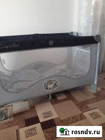 Кровать манеж capella Белореченск - изображение 1