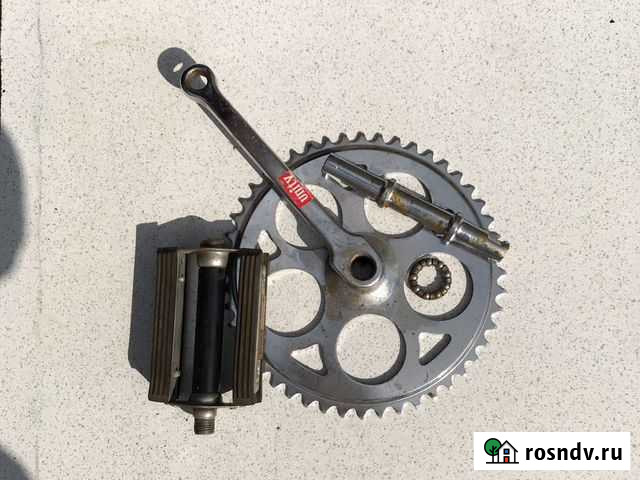 Педаль со звездочкой и втулка заднего колеса на ве Торбеево - изображение 1