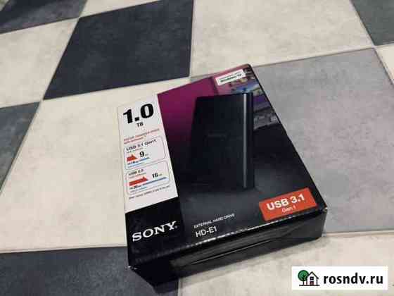 Внешний жесткий диск HDD 2.5 Sony 1TB (HD-E1) Оренбург