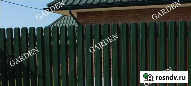 Забор из евроштакетника под ключ Кипень - изображение 1