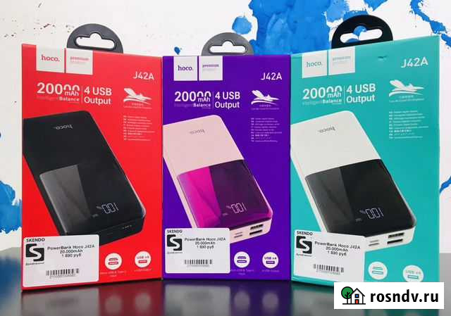 PowerBank Hoco J42A 20.000 mAh Пенза - изображение 1