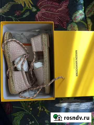 Сандали Maison Mangostan новые Рязань - изображение 1