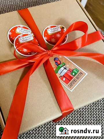 Чайно фруктовый бокс Новогодний набор Увельский - изображение 1