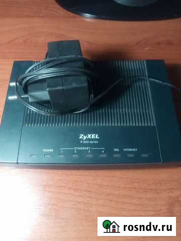 Маршрутизатор adsl2+ zyxel P-660HT3 EE Ленинградская - изображение 1