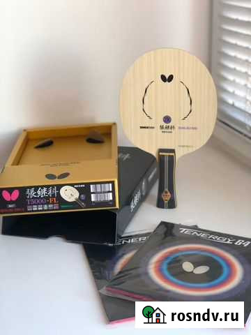 Ракетка Butterfly Zhang Jike T5000+Tenergy64 Пестрецы - изображение 1