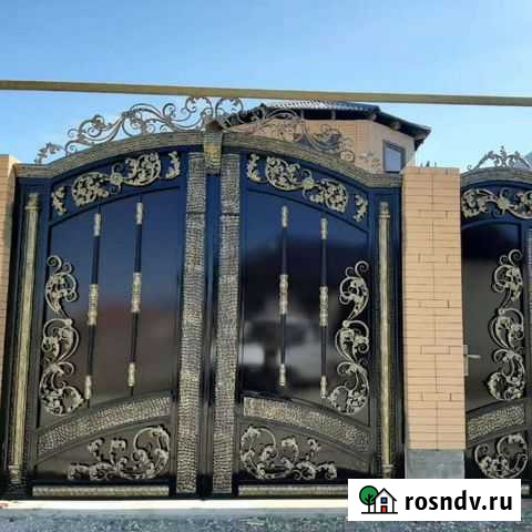 Кованные ворота Кизляр - изображение 1