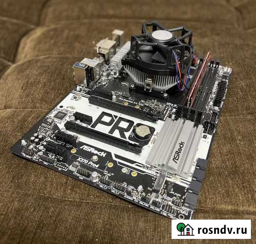 Материнская плата asrock X370 PRO4 комплект Хабаровск - изображение 1