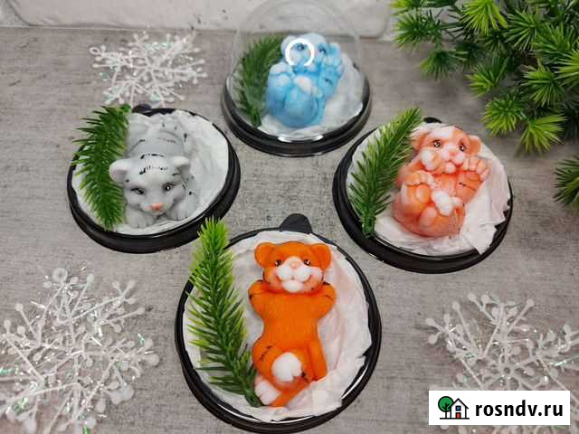 Мыло ручной работы тигрята 2022 Серпухов - изображение 1