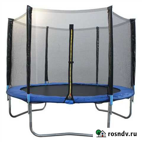 Батут Trampoline 8 ft  диаметр 2,4 м Синий 281C Краснодар - изображение 1