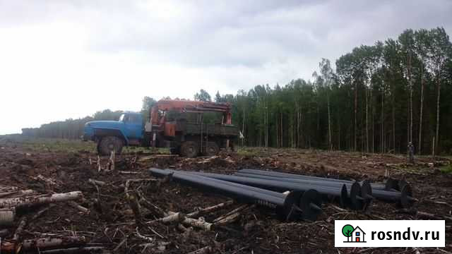 Убм-85. Монтаж больших винтовых свай Воронеж - изображение 1