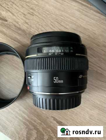 Объектив canon 50 mm 1.8 Белгород - изображение 1