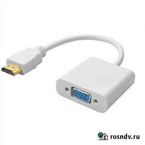 Конвертер переходник hdmi VGA, hdmi DVI, type c HD Иркутск