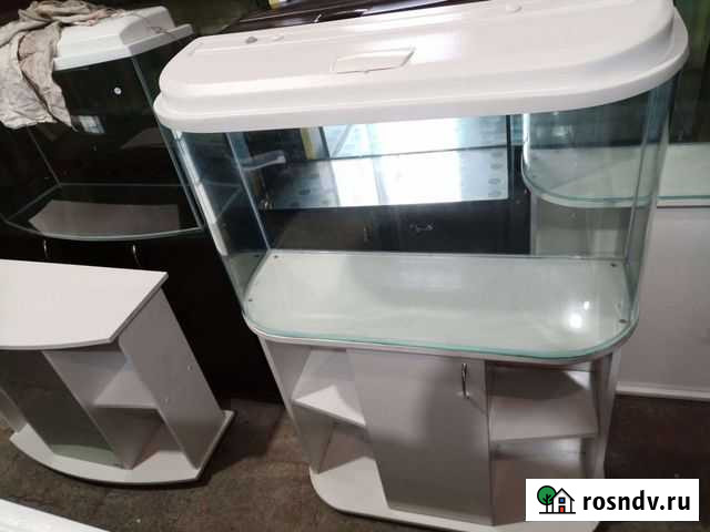 Аквариум120 л. С загнутым стеклом Кемерово - изображение 1