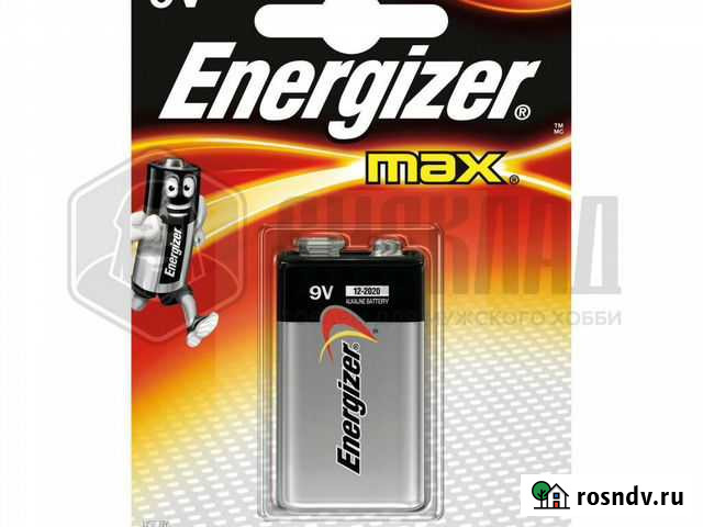 Energizer Батарейка MAX 522 9V (крона) (1 шт. в уп Красноярск - изображение 1