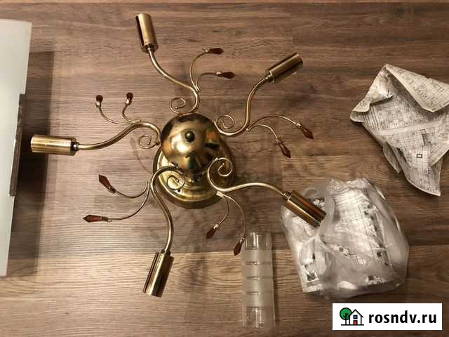 Люстра 5 рожков Череповец - изображение 1