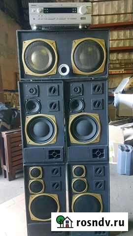 Акустика радиотехника s 90 + усилитель yamaxa Пенза - изображение 1