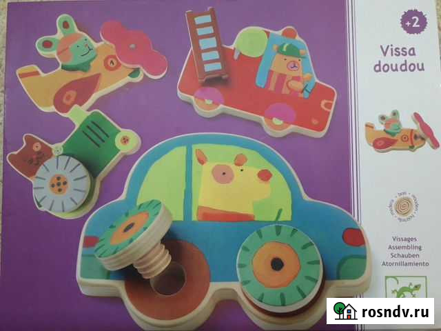 Djeco Развивающая игра Прикрути колесо 2+ Самара - изображение 1