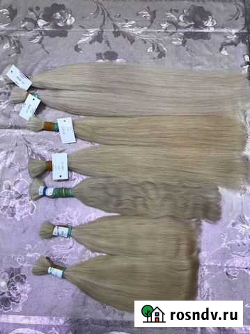 Волосы натуральные полулюкс 40-73 см Тюмень - изображение 1