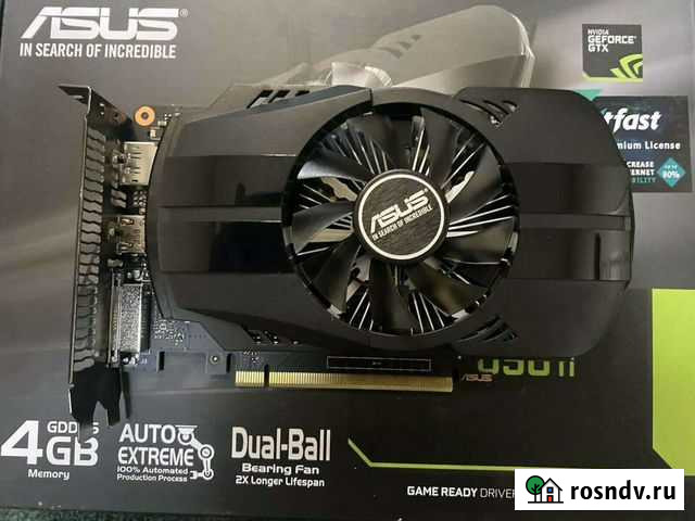 Видеокарта Asus GTX 1050Ti 4Gb Глазов - изображение 1