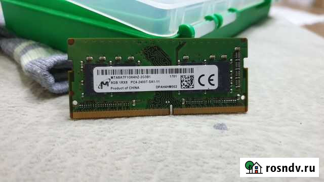 8 Gb DDR4 одной планкой для ноутбука Петрозаводск - изображение 1