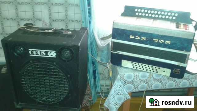 Электро Гармонь ворскла с усилителем опус 60 в отл Волгодонск - изображение 1