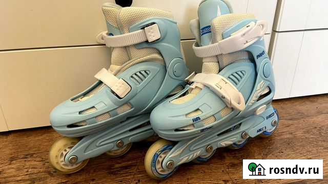 Продам детские роликовые коньки ReAction р.30-33 Чебоксары - изображение 1