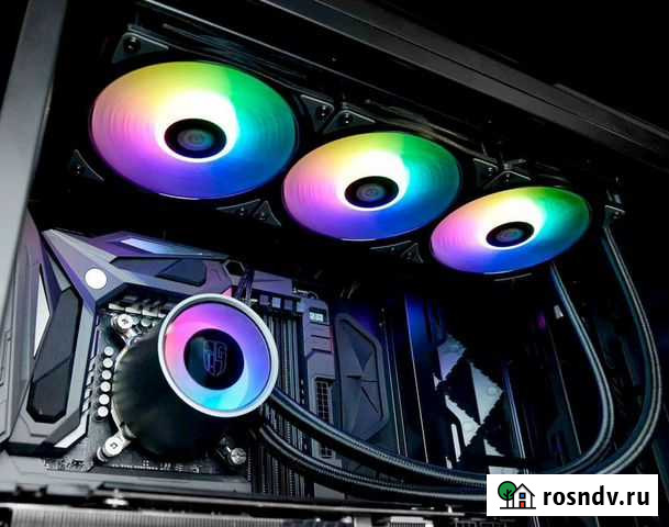 Водяное охлаждение Deepcool Castle 360 RGB Новомосковск - изображение 1