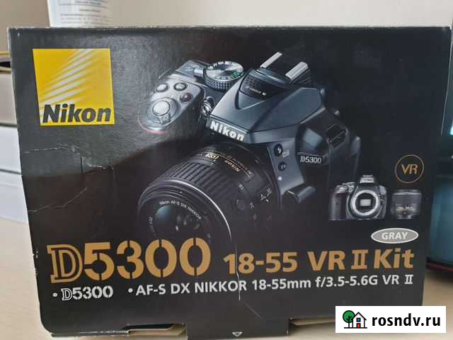Зеркальный фотоаппарат nikon d5300 VR II Kit Одинцово - изображение 1