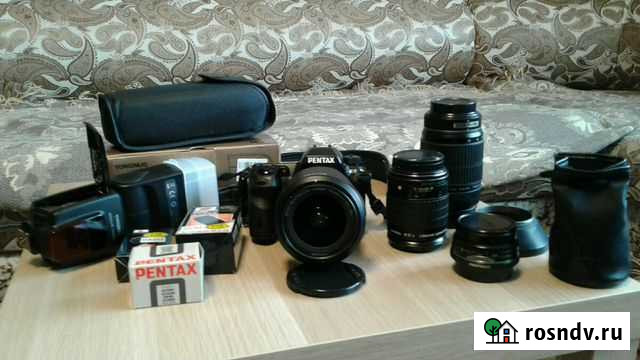 Фотоаппарат pentax к-5 с обьективами Рудня - изображение 1