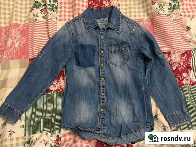 Джинсовая рубашка детская Zara Санкт-Петербург - изображение 1