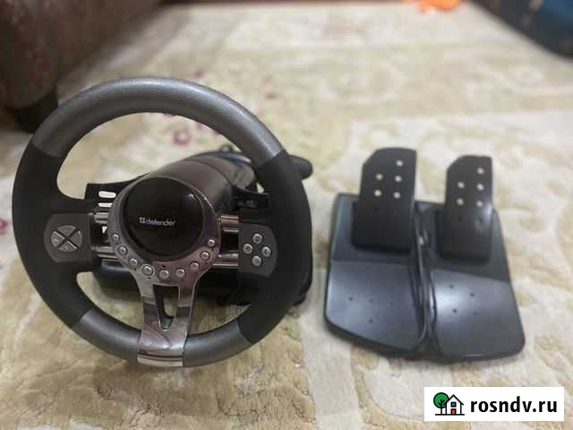 Игровой руль с педалями для пк Махачкала - изображение 1