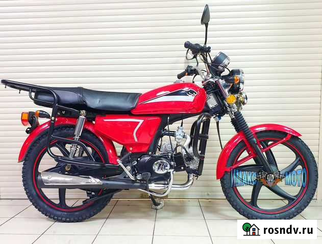 Мопед Альфа Ягуар красный 110 см3. Без гаи Люберцы - изображение 1