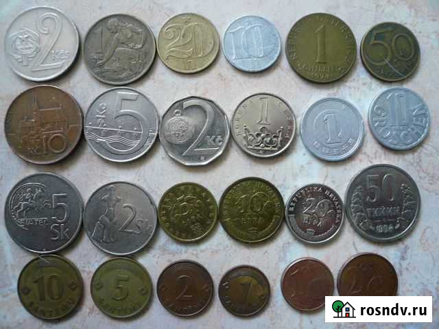 Монеты.снг.Европа.обмен.продажа Тверь - изображение 1