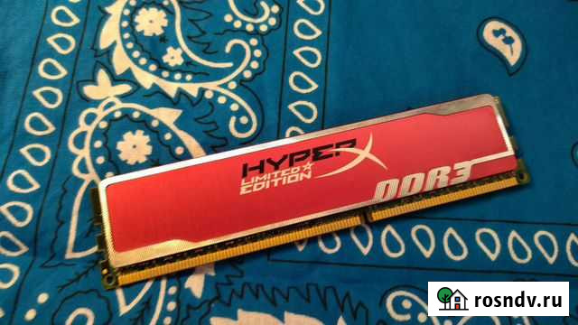 Оперативная память Hyperx limited edition ddr3 4гб Сочи - изображение 1
