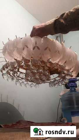 Люстра хрустальная потолочная Бийск - изображение 1