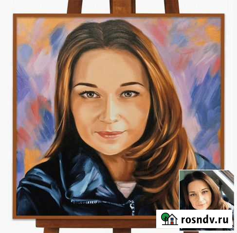 Фотопортрет на холсте с галерейной натяжкой на под Уфа - изображение 1