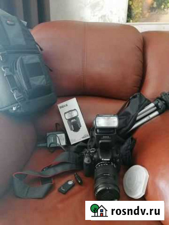Зеркальный фотоаппарат canon 600d Отрадный - изображение 1