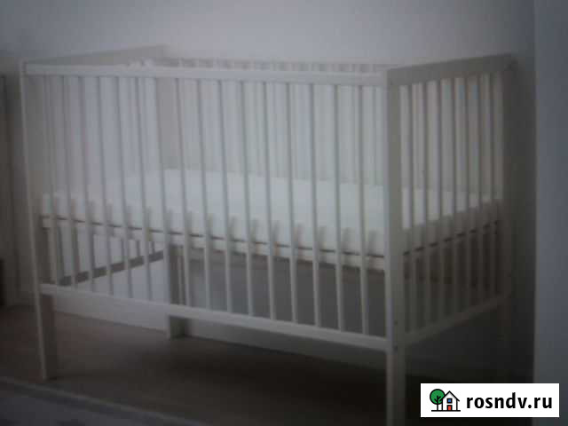 Белая кроватка Икеа Выборг - изображение 1