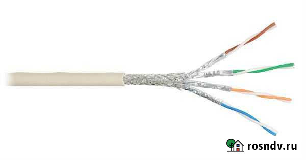 Кабель S/FTP nikolan NKL 9250A-IY CU кат.6a 4 пары Ульяновск - изображение 1