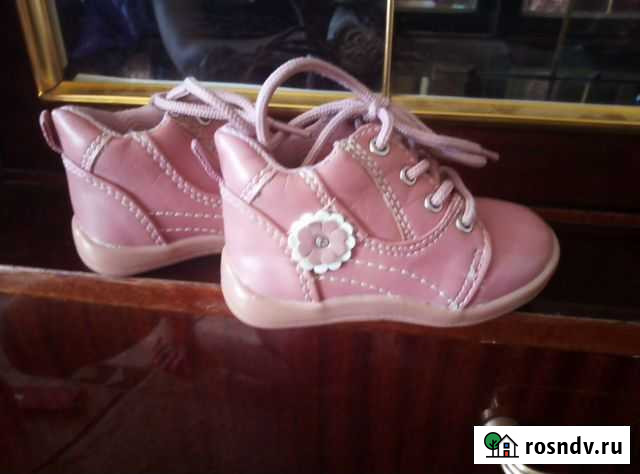 Демисезонные ботиночки 19 р хорошее качество, сост Ростов-на-Дону - изображение 1