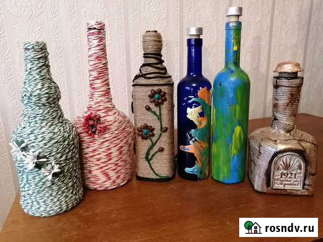 Бутылка декоративная, дизайнерская, для напитков Гатчина - изображение 1