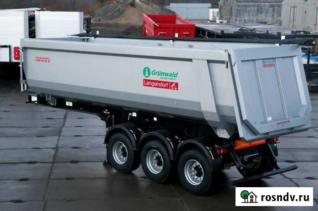 Полуприцеп самосвальный Grunwald Стальной 34 куб. м Пенза - изображение 1