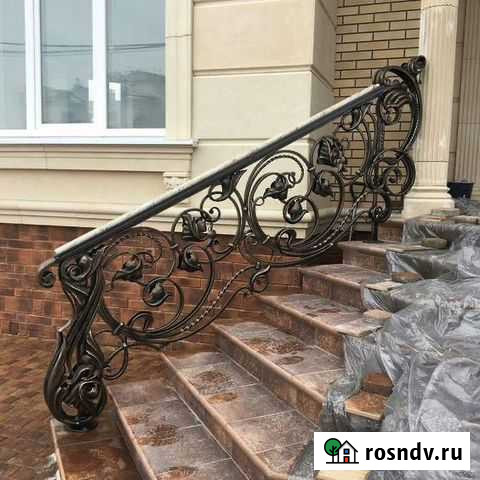 Кованые перила. Лестничные ограждения. Художествен Октябрьский - изображение 1