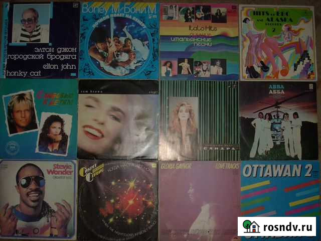 Винил-Elt.John,BoneyM,Sandra,Ottawan,S.Wonder Челябинск - изображение 1