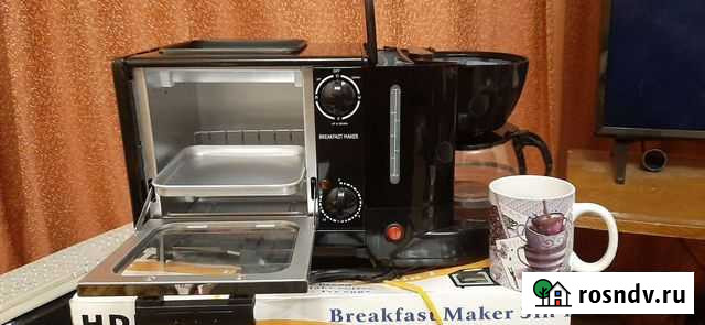 Электрогриль кофеварка поджарка 3в1 Воркута - изображение 1